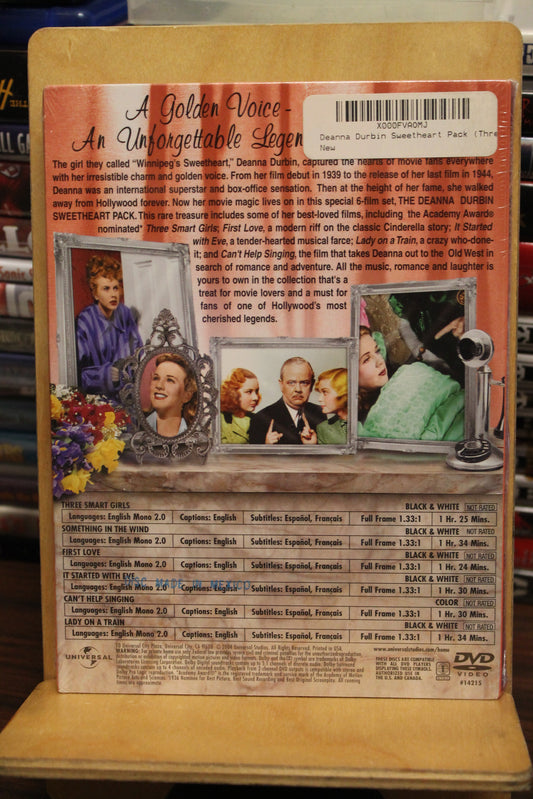 Deanna Durbin Sweetheart Pack DVD