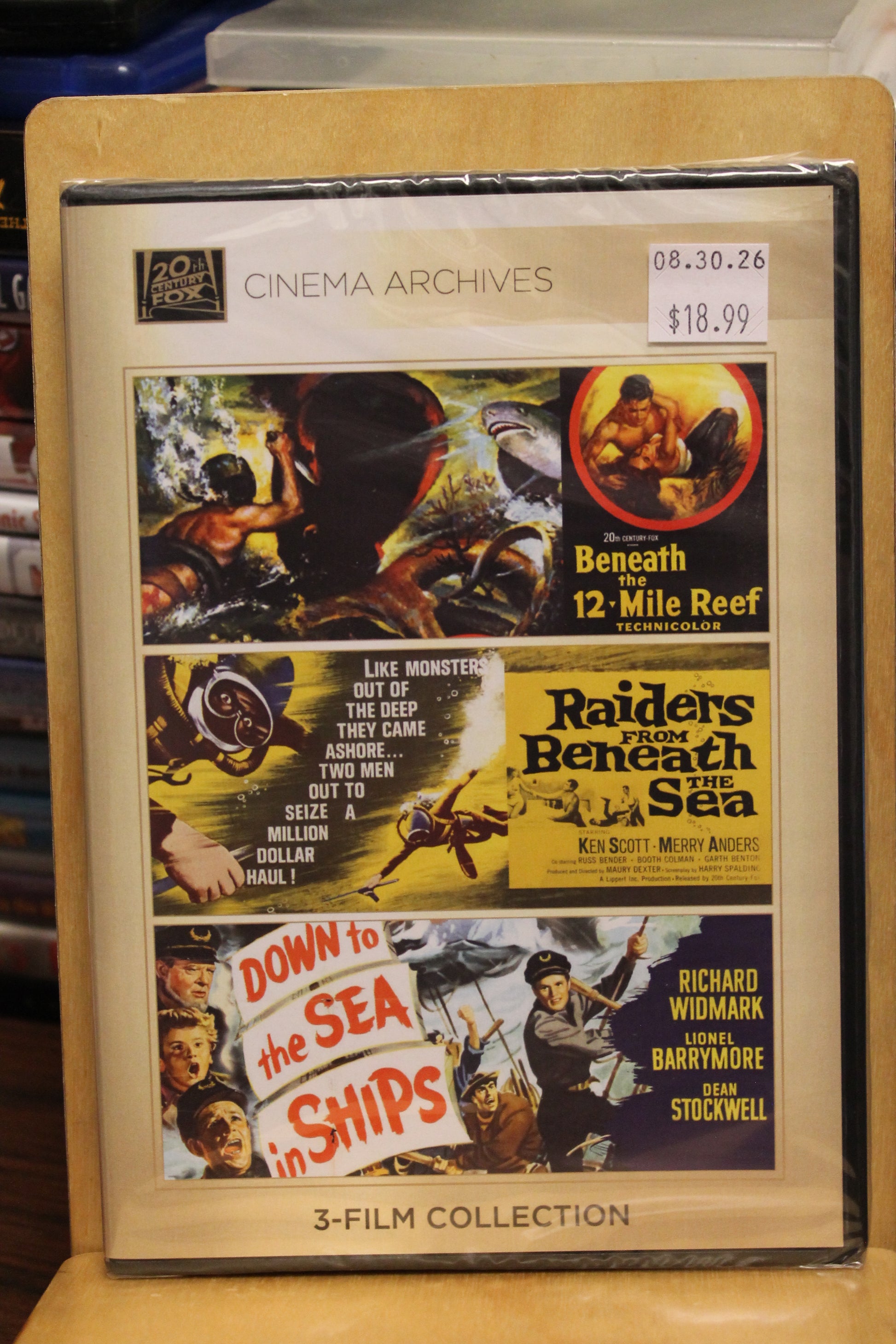 3-Film Collection: Beneath the 12-Mile Reef / Raiders from Beneath the Sea / Down to the Sea in Ships 