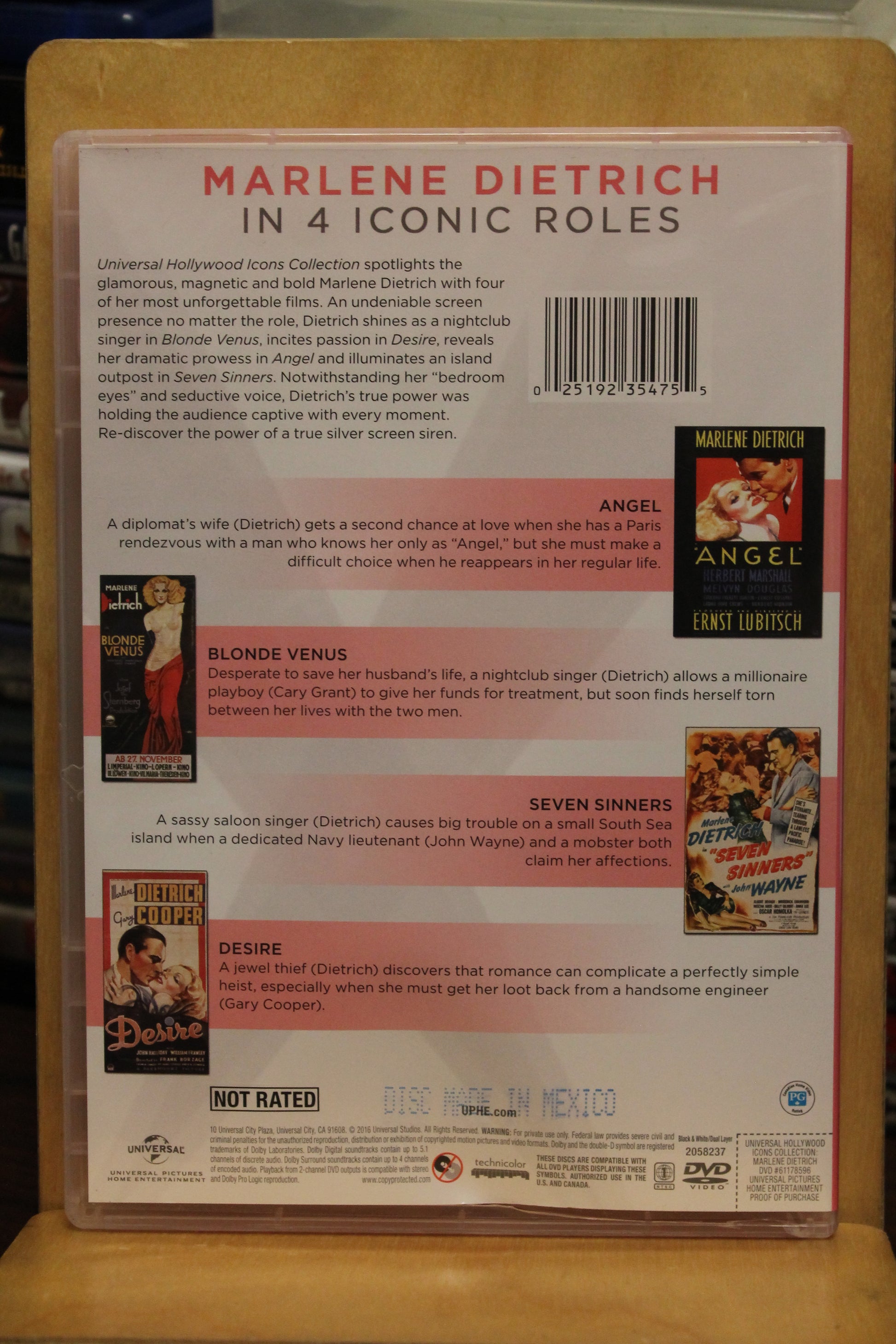 Universal Hollywood Icons Collection DVD