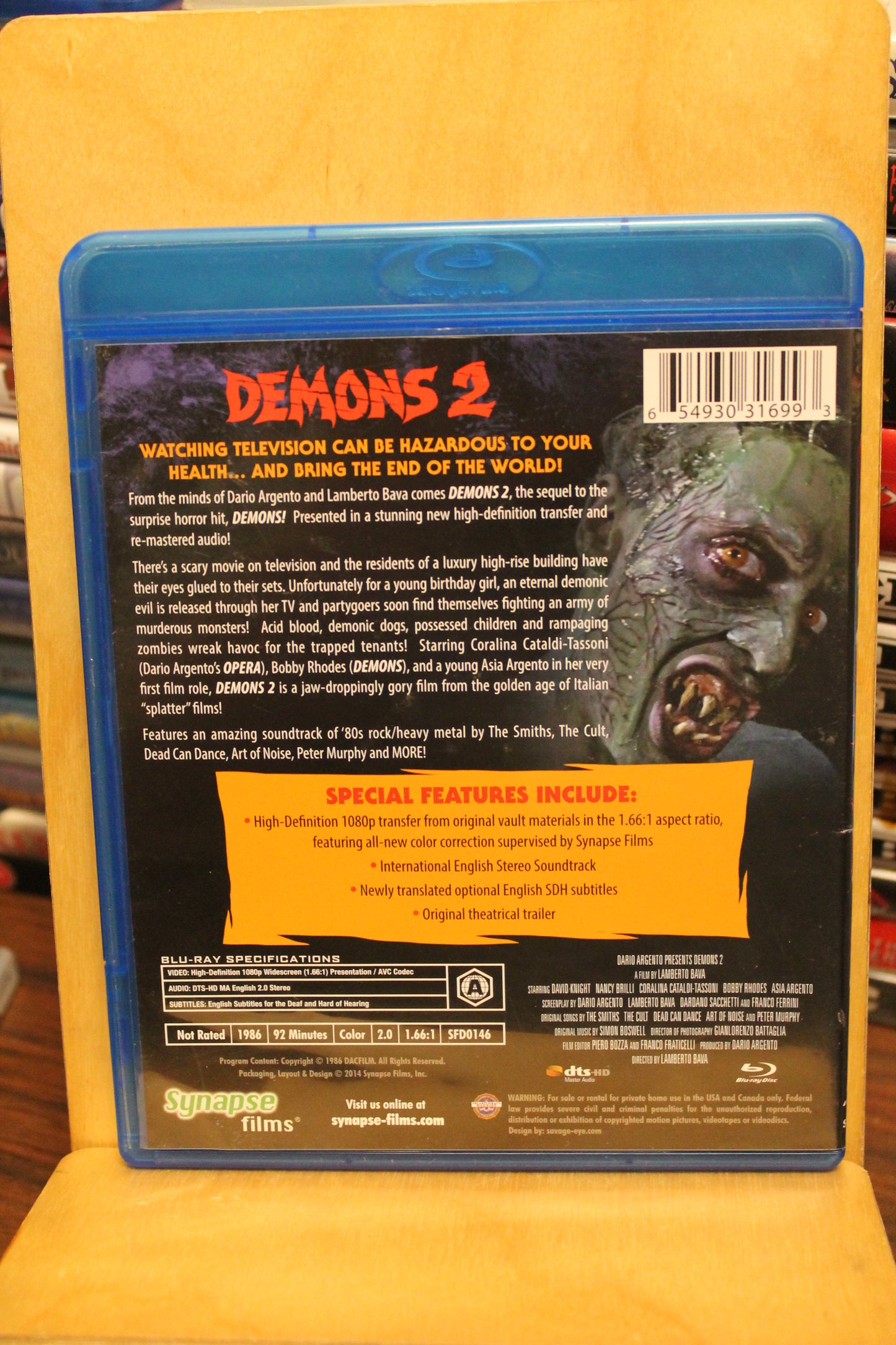 Demons 2 Blu-ray