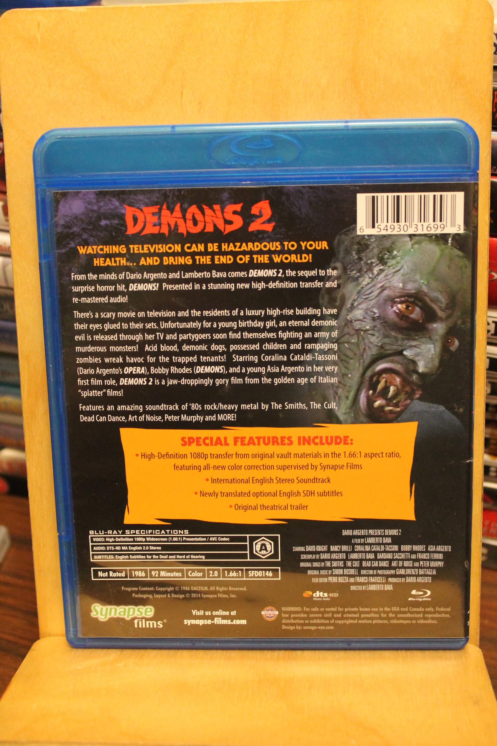 Demons 2 Blu-ray