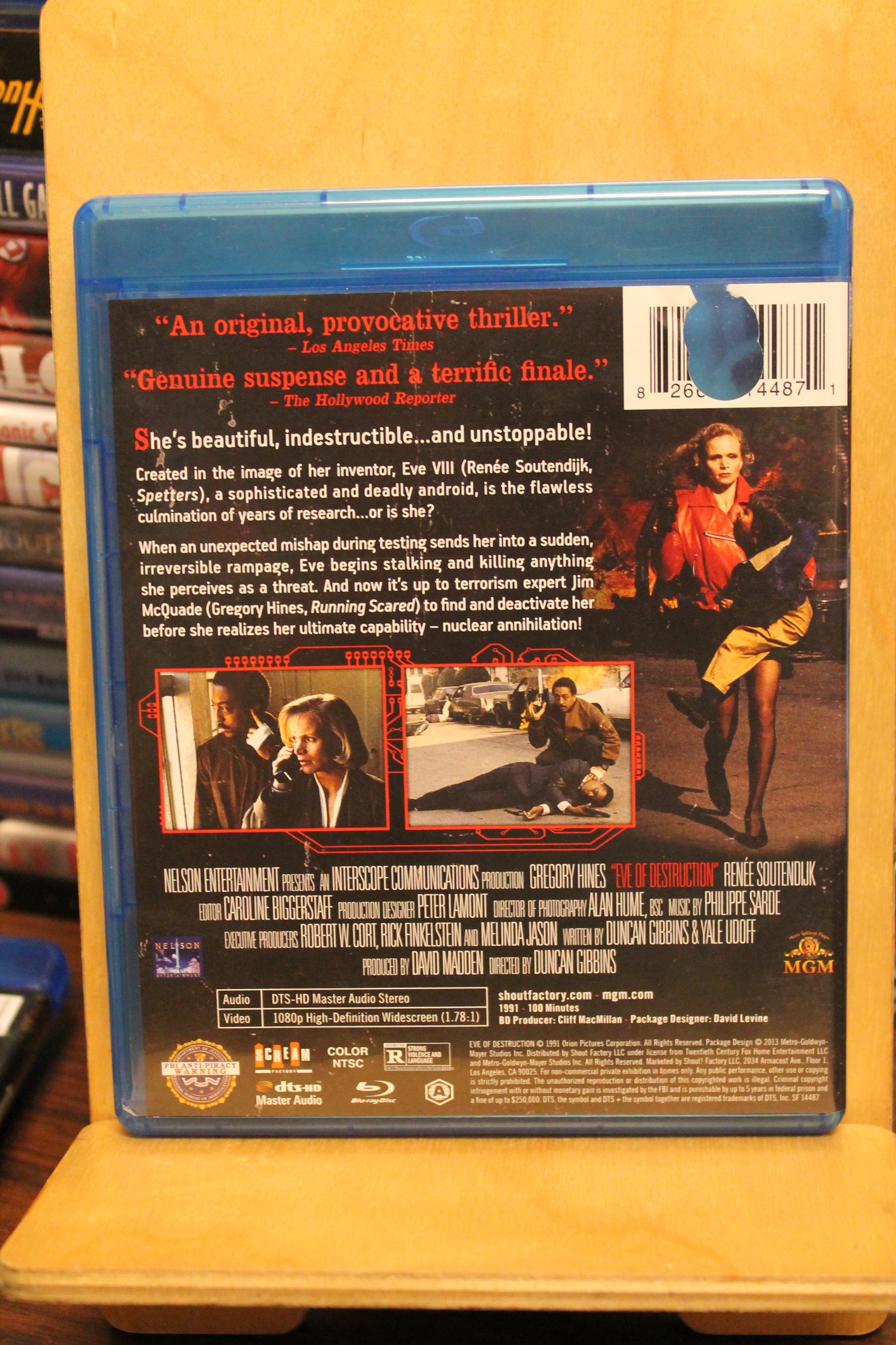 Eve of Destruction Blu-ray