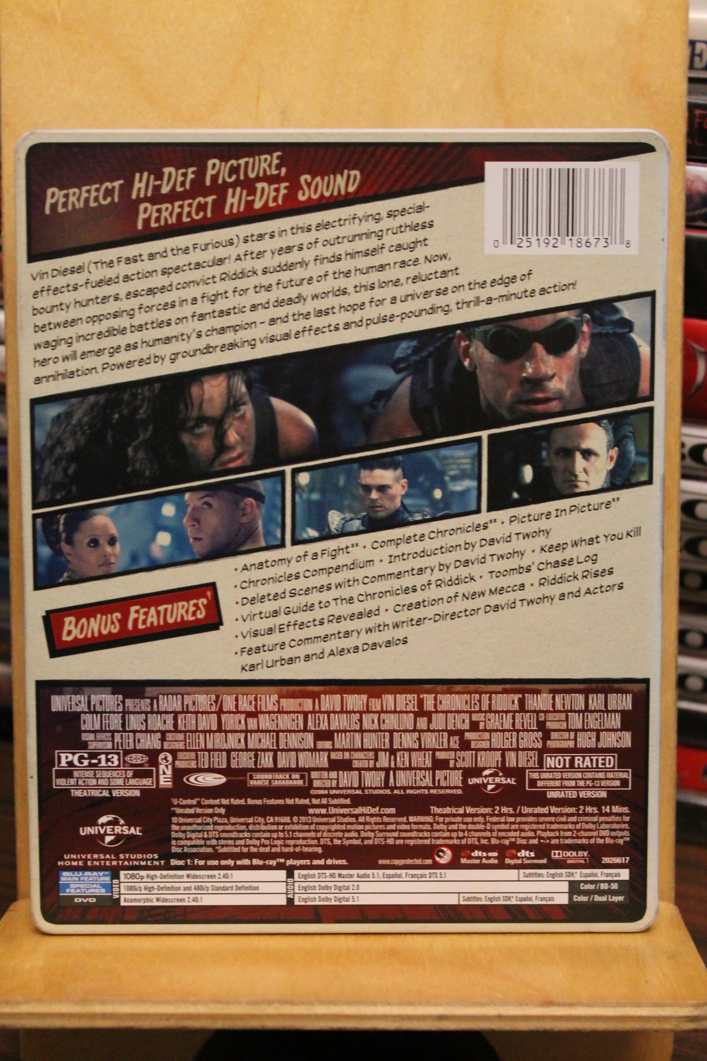 The Chronicles of Riddick Blu-ray
