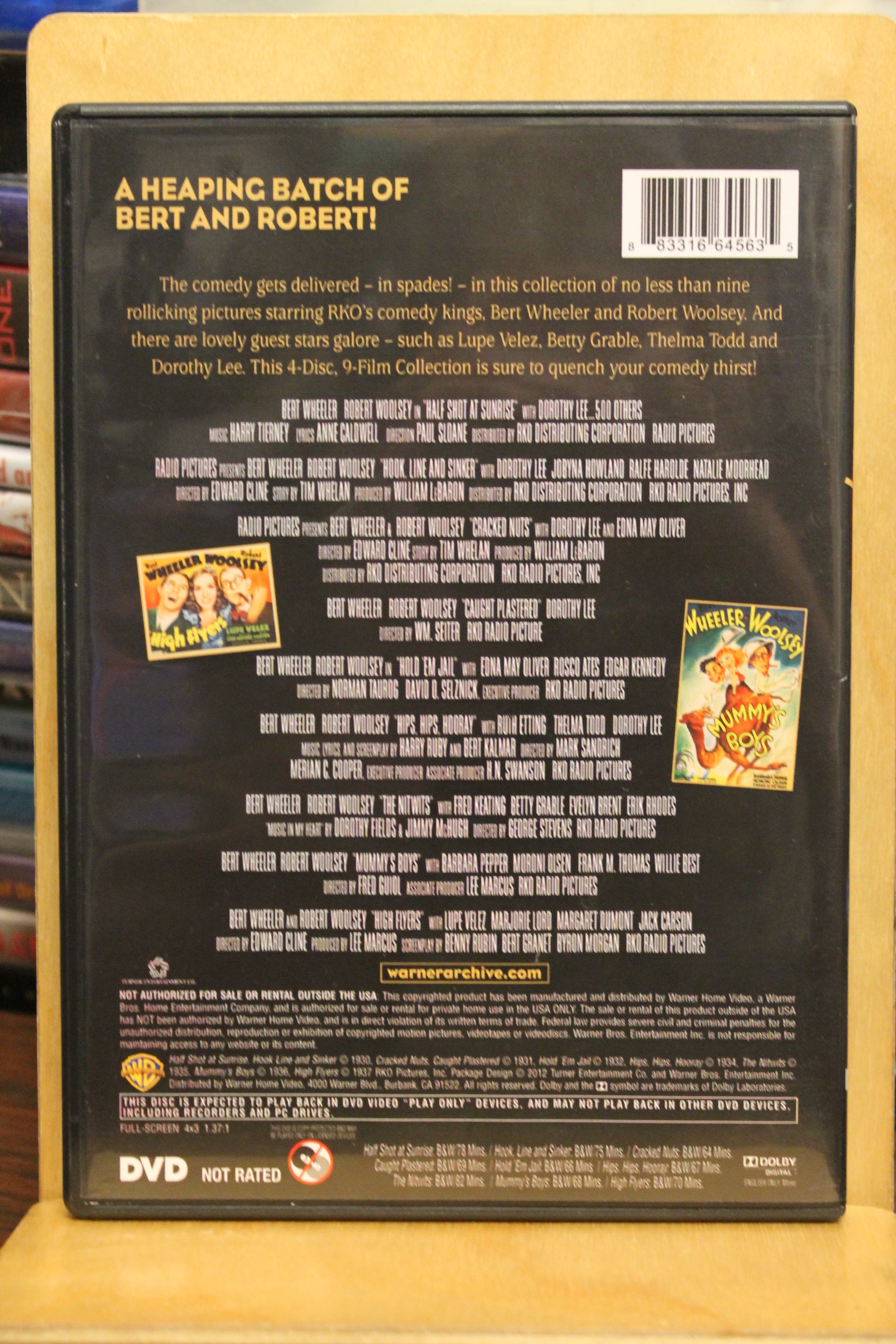 Wheeler & Woolsey: RKO Comedy Classics Collection DVD
