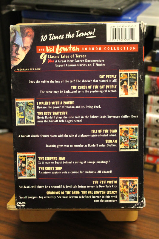 The Val Lewton Horror Collection DVD