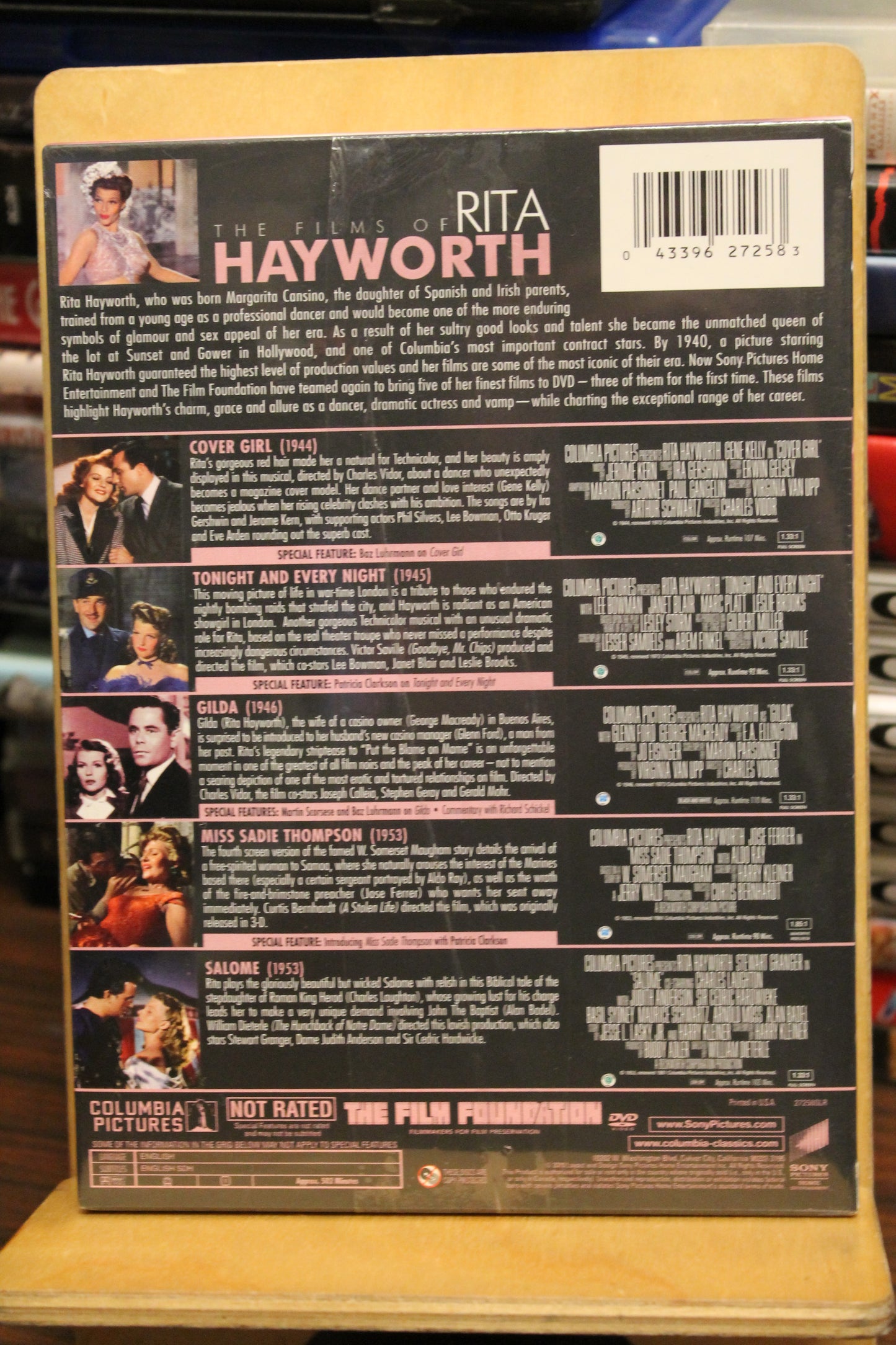 The Films of Rita Hayworth DVD