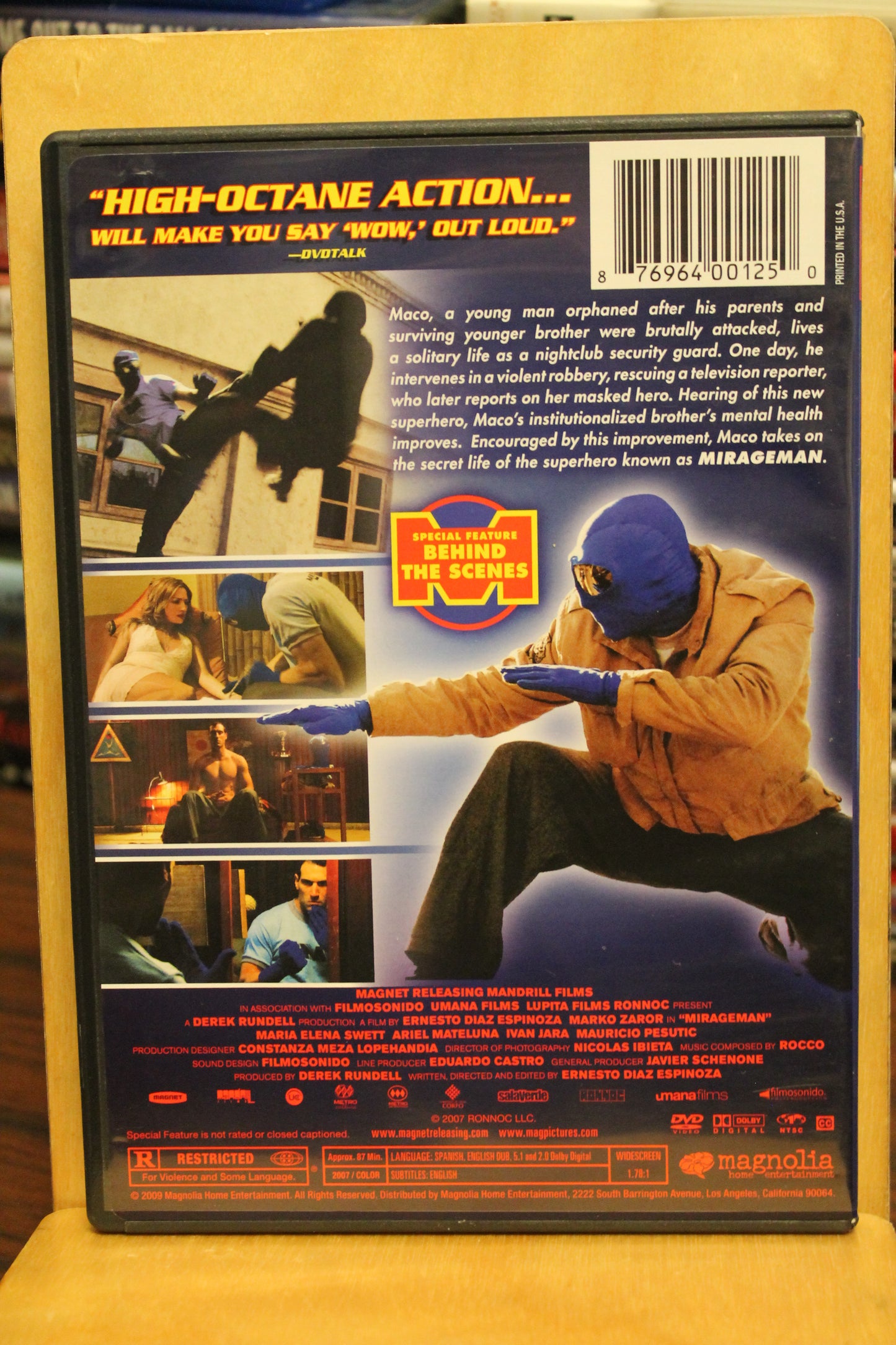 Mirageman DVD