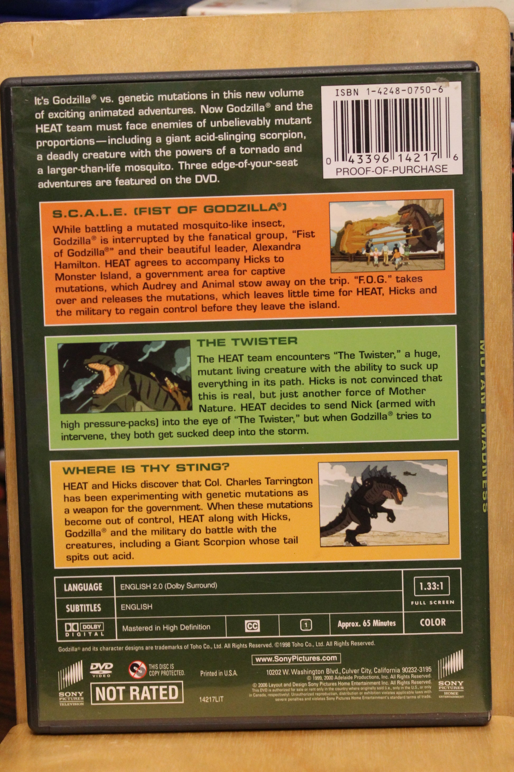 Godzilla: The Series - Mutant Madness DVD