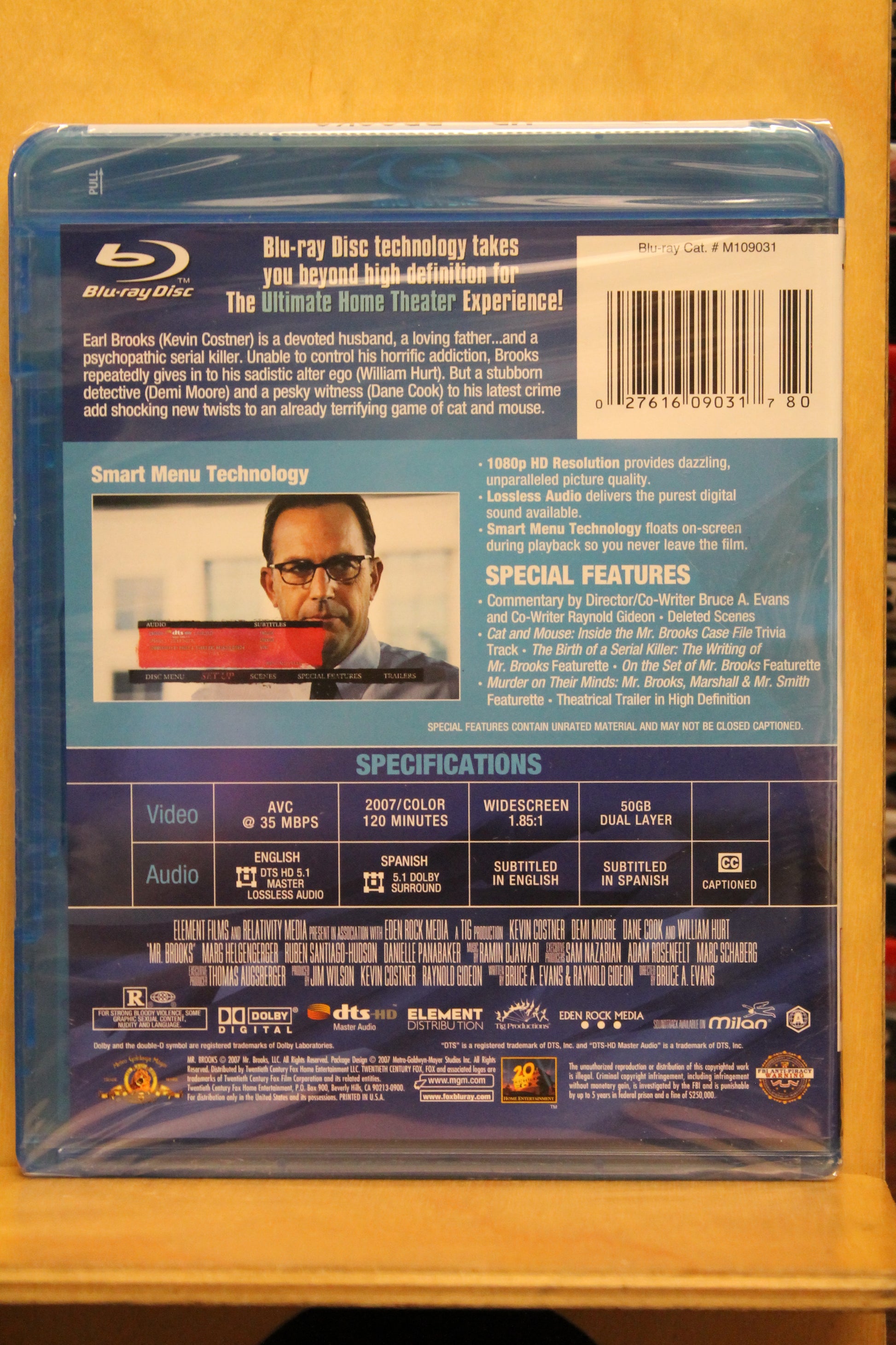 Mr. Brooks Blu-ray