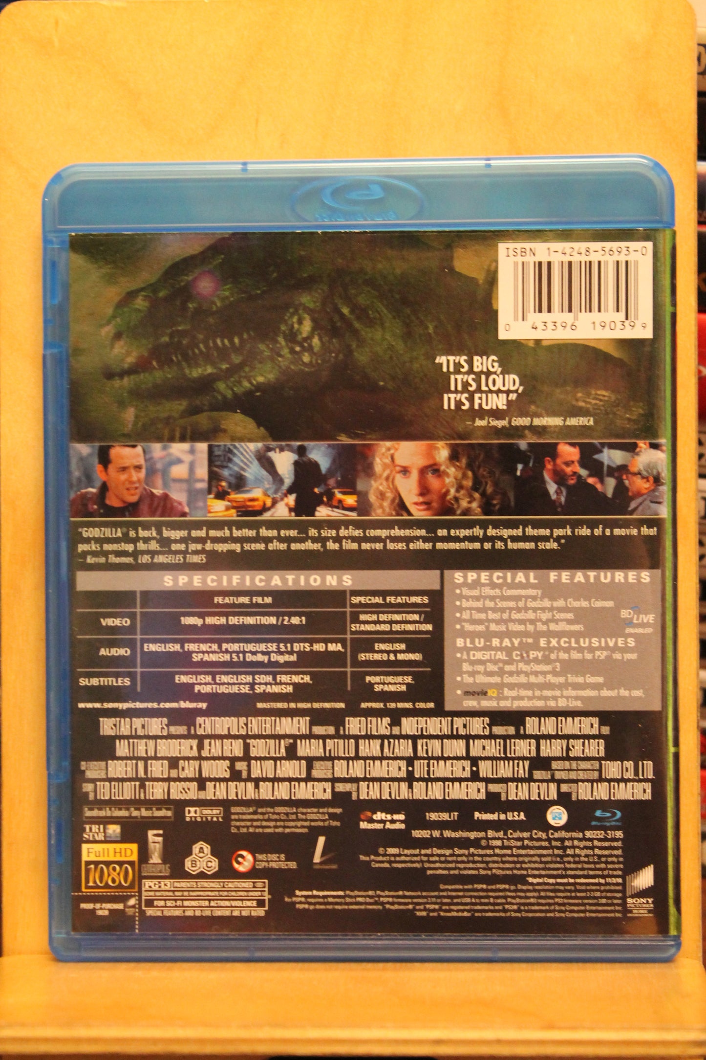 Godzilla Blu-ray