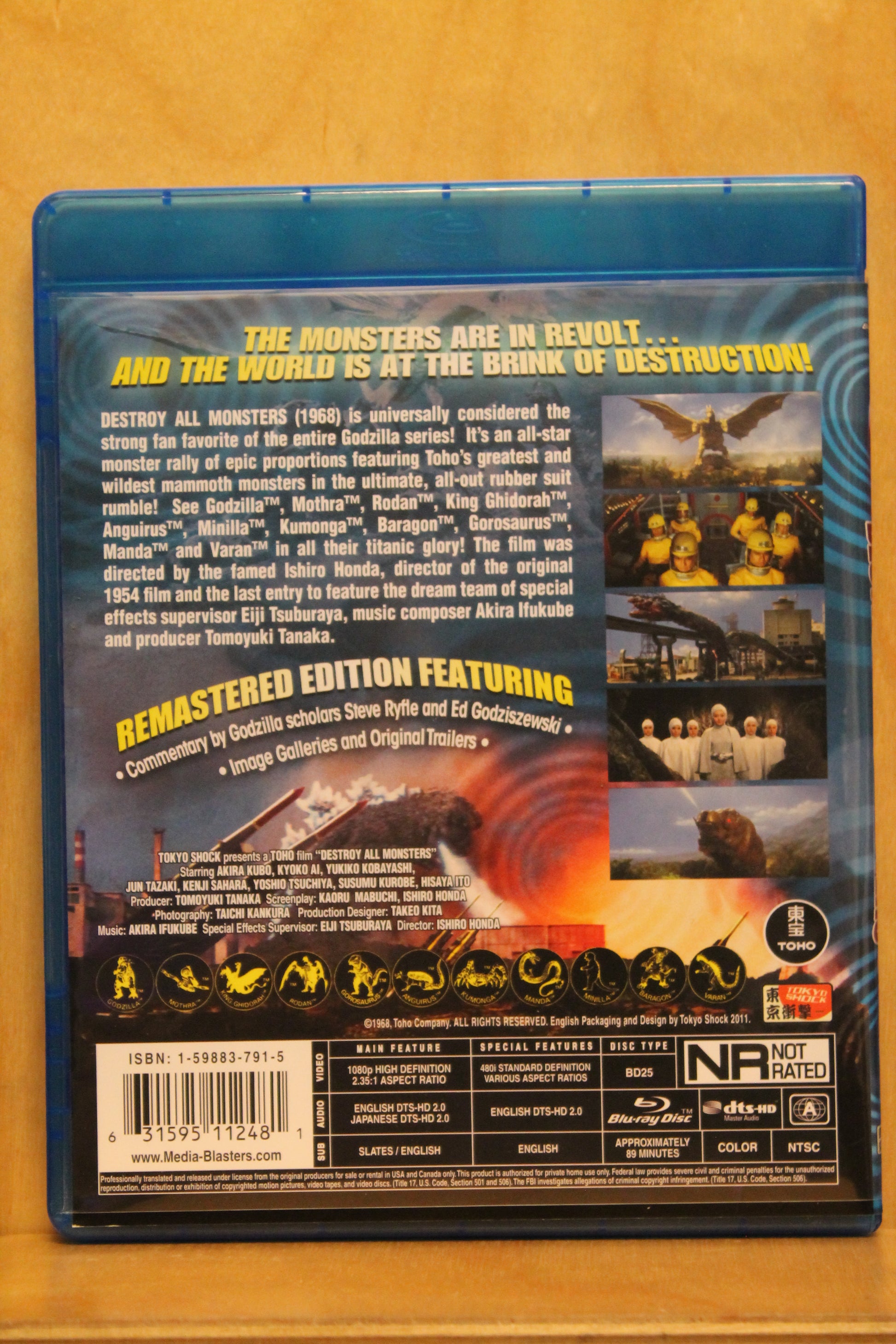 Destroy All Monsters Blu-ray