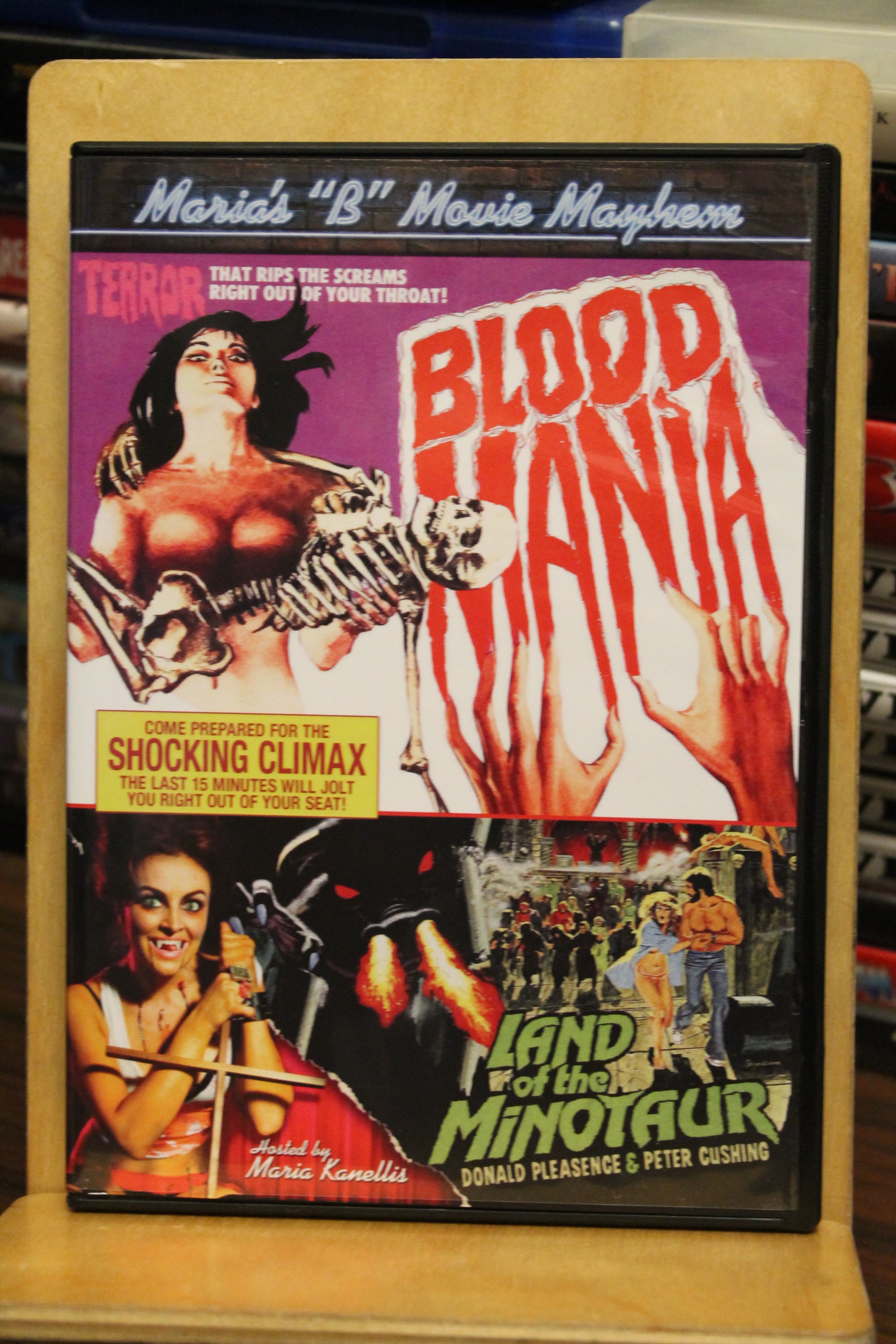Blood Mania / Land of the Minotaur DVD