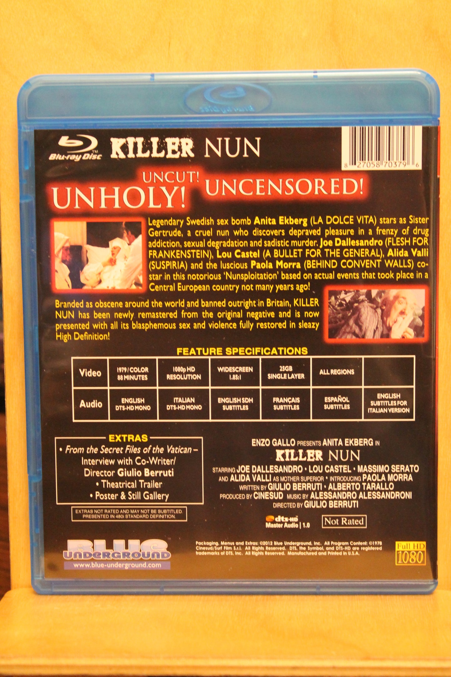 Killer Nun Blu-ray