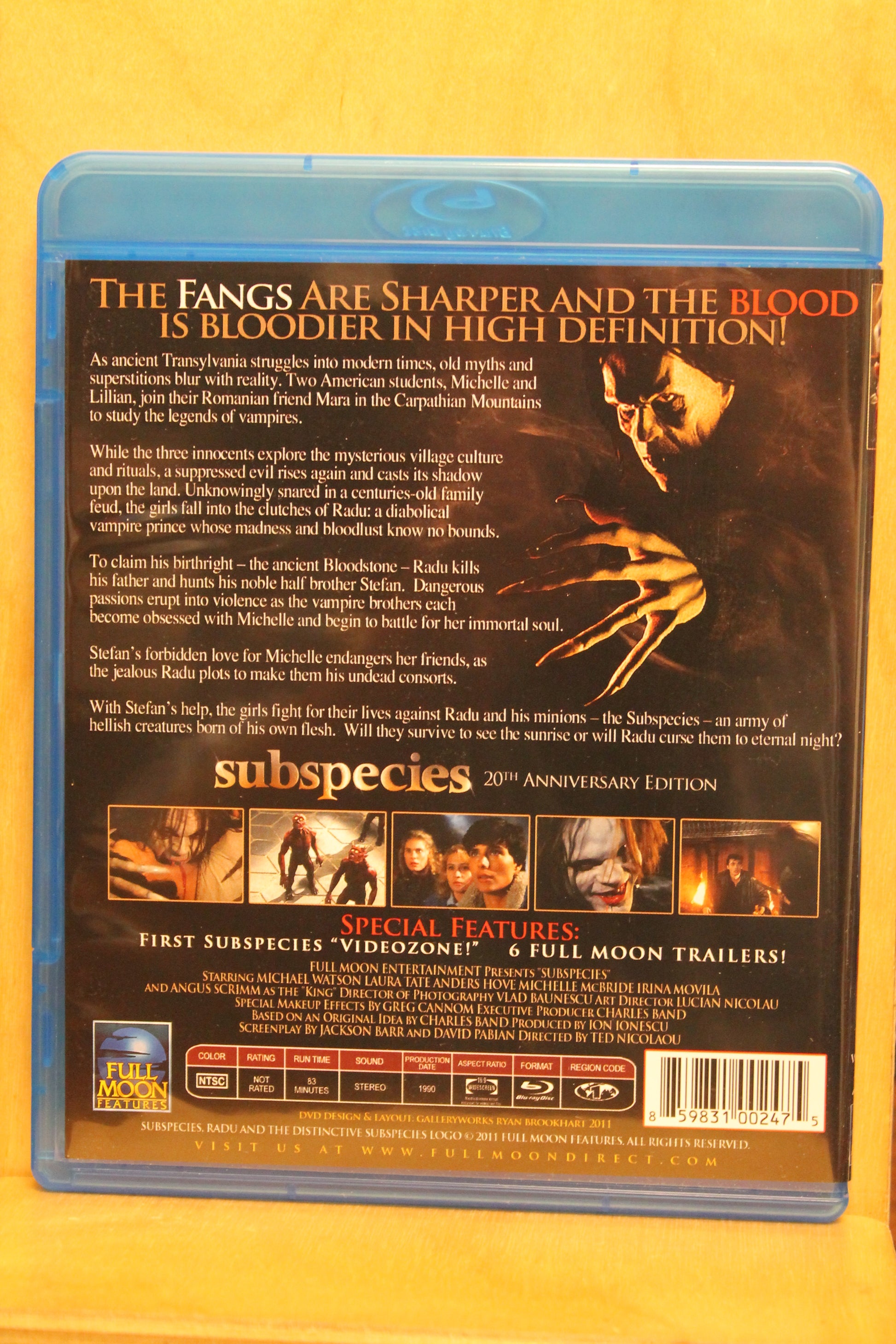 Subspecies Blu-ray