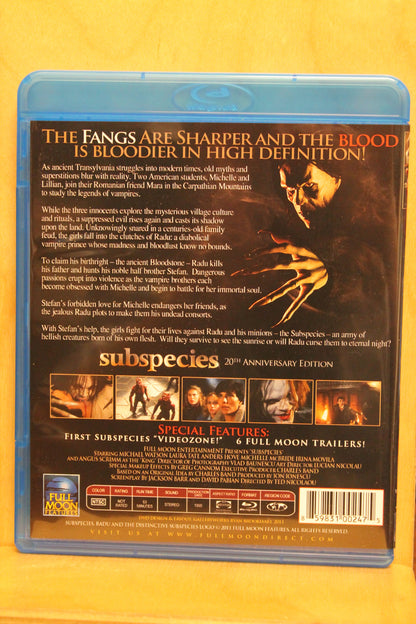 Subspecies Blu-ray