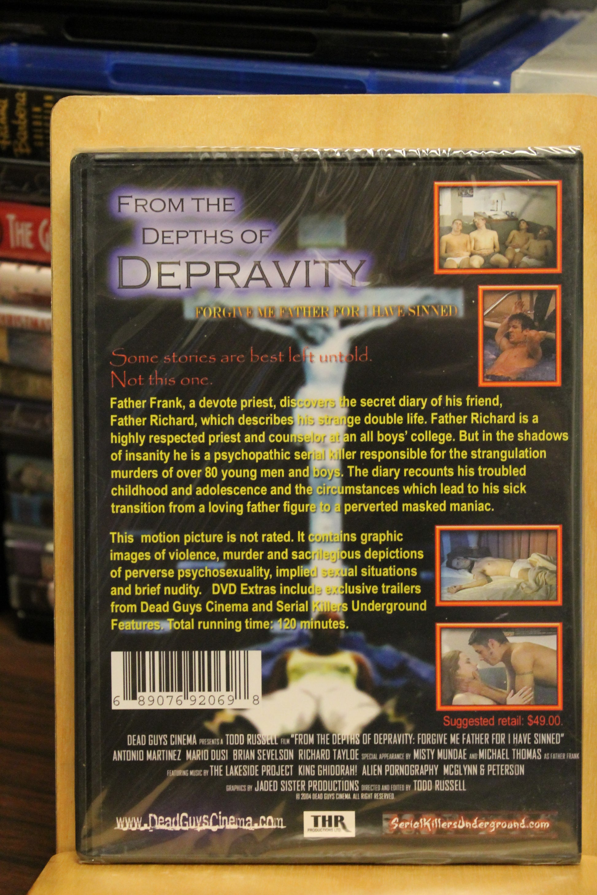 From the Depths of Depravity: Forgive Me Father For I Have Sinned DVD