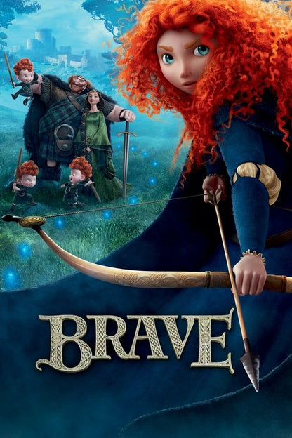 Brave Blu-ray poster