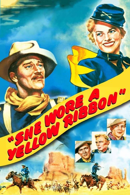 She Wore a Yellow Ribbon Blu-ray poster
