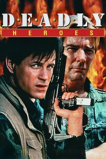 Deadly Heroes VHS poster