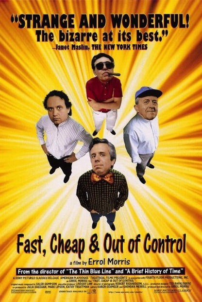 Fast, Cheap & Out of Control VHS poster