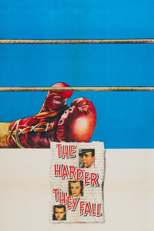 The Harder They Fall VHS poster