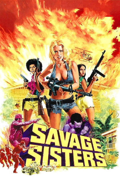 Savage Sisters Blu-ray poster