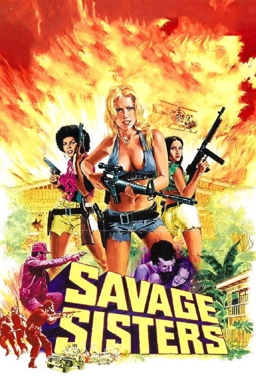 Savage Sisters Blu-ray poster