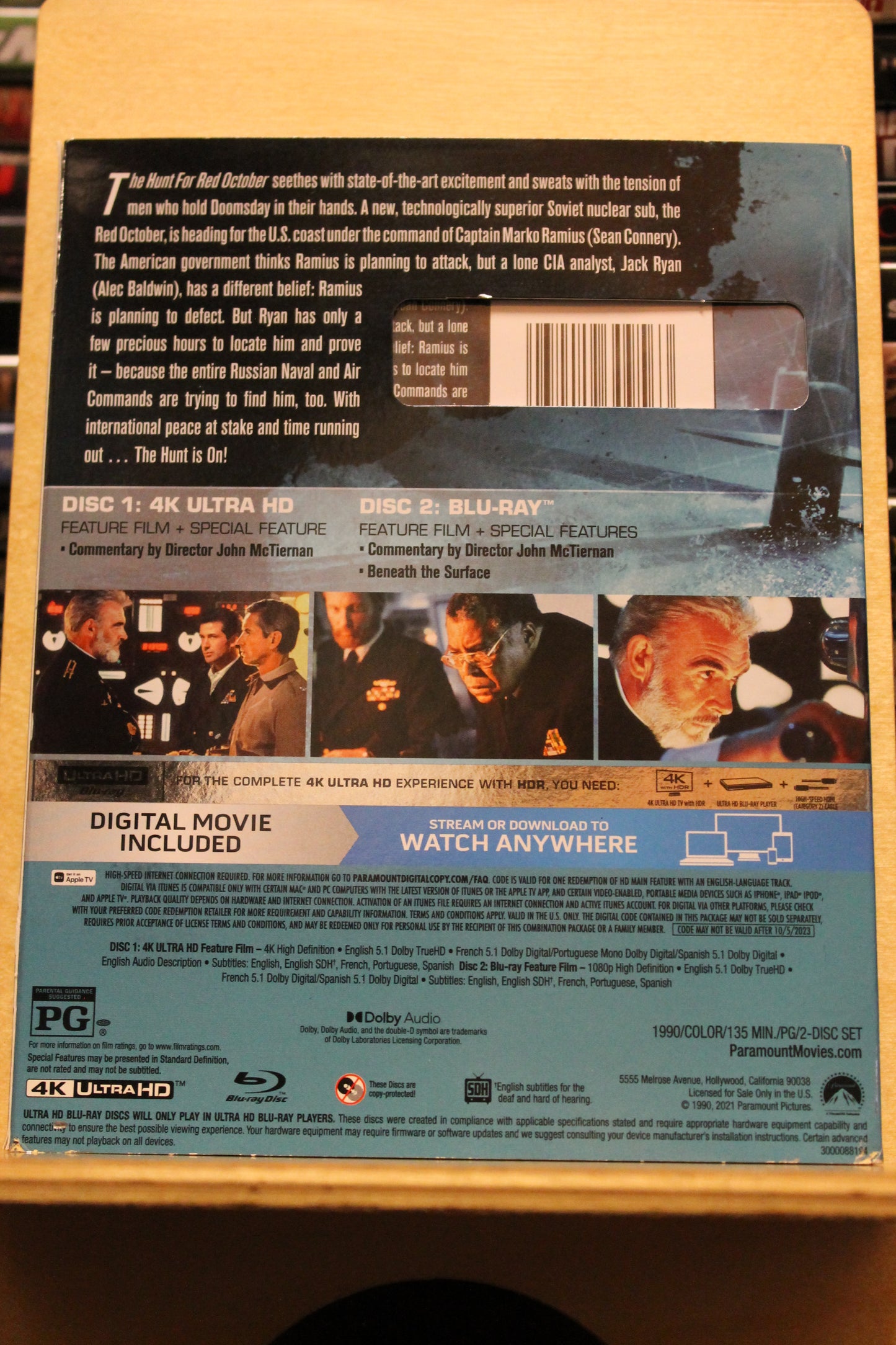 The Hunt for Red October USED