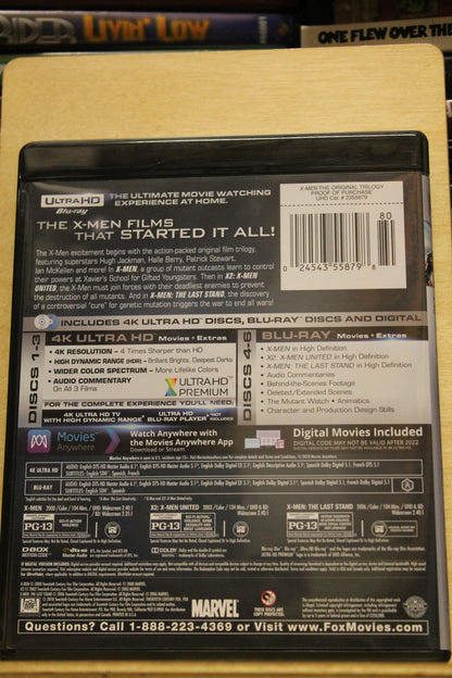 X-Men 3-Film Collection USED