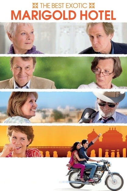 The Best Exotic Marigold Hotel Blu-ray poster