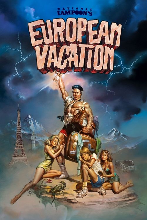 National Lampoon's European Vacation VHS poster