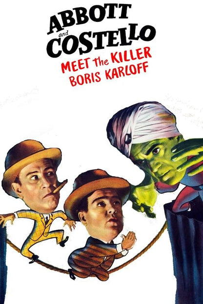 Bud Abbott and Lou Costello Meet the Killer, Boris Karloff VHS poster