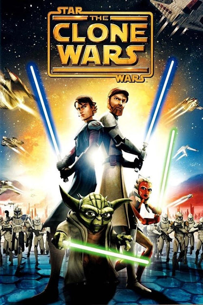 Star Wars: The Clone Wars Blu-ray poster