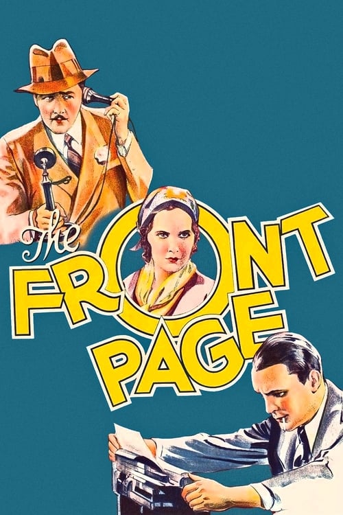 The Front Page Blu-ray poster