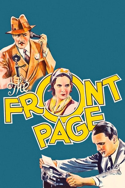 The Front Page Blu-ray poster