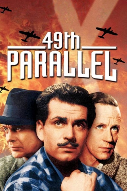 49th Parallel DVD poster