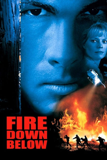 Fire Down Below VHS poster