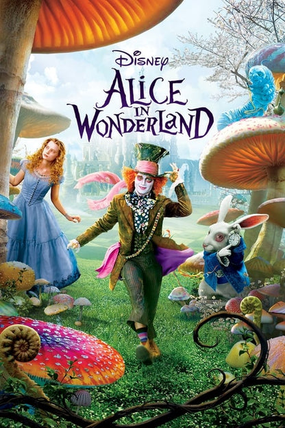 Alice in Wonderland Blu-ray poster