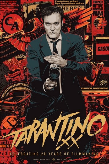 Quentin Tarantino: 20 Years of Filmmaking Blu-ray poster
