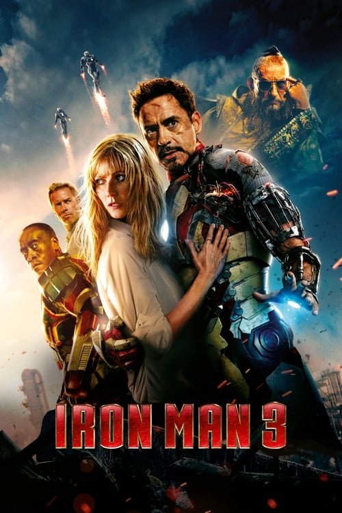 Iron Man 3 Blu-ray poster