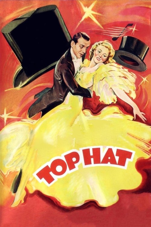 Top Hat VHS poster