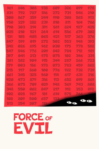 Force of Evil Blu-ray poster