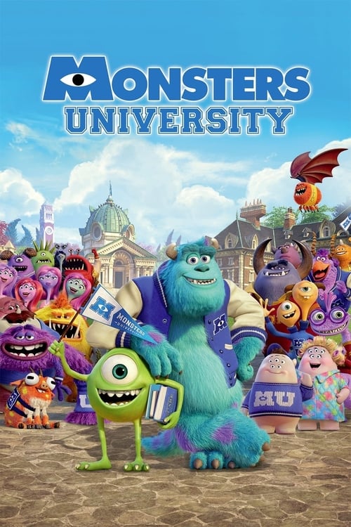 Monsters University Blu-ray poster